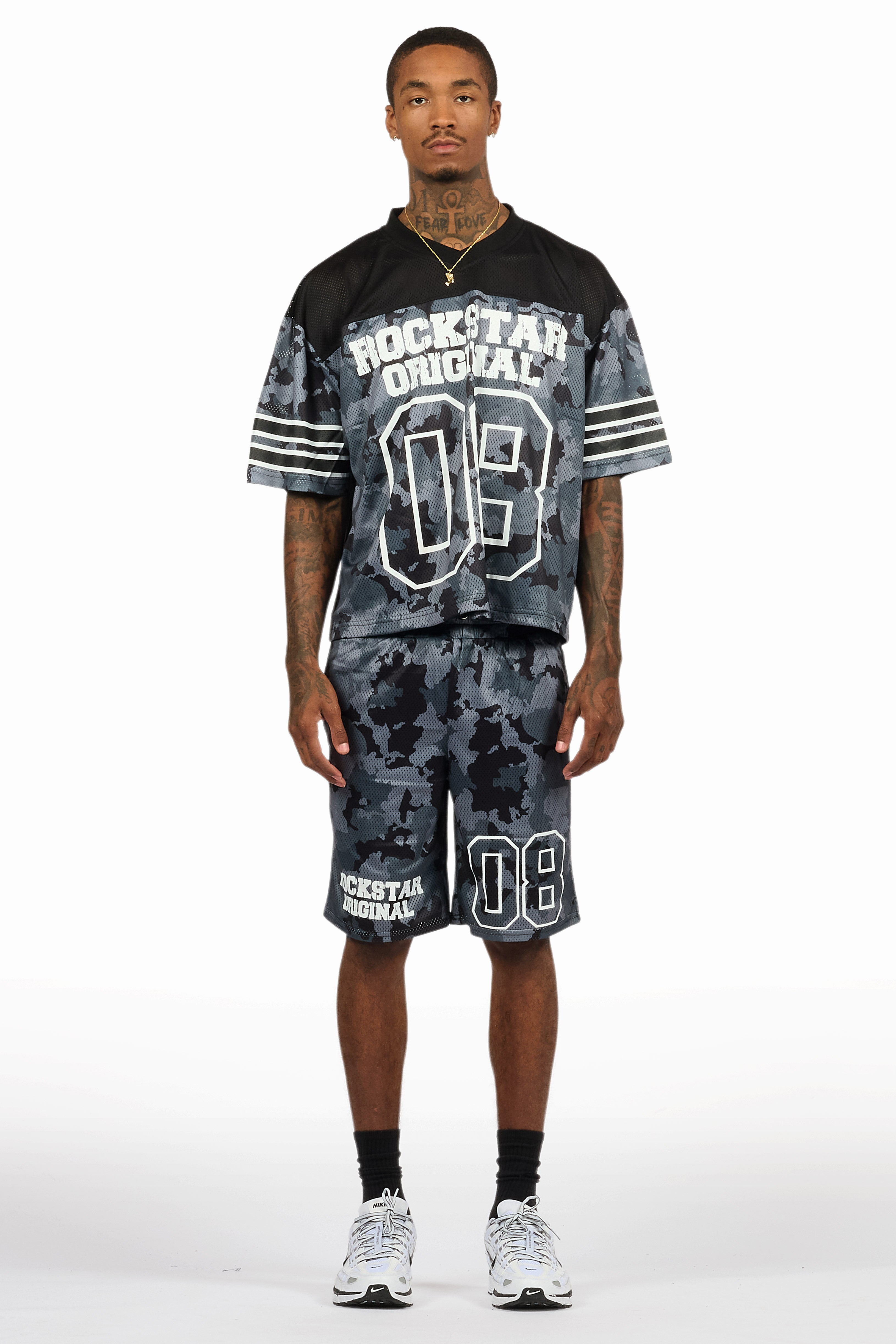 Fero Black T-Shirt/Short Set