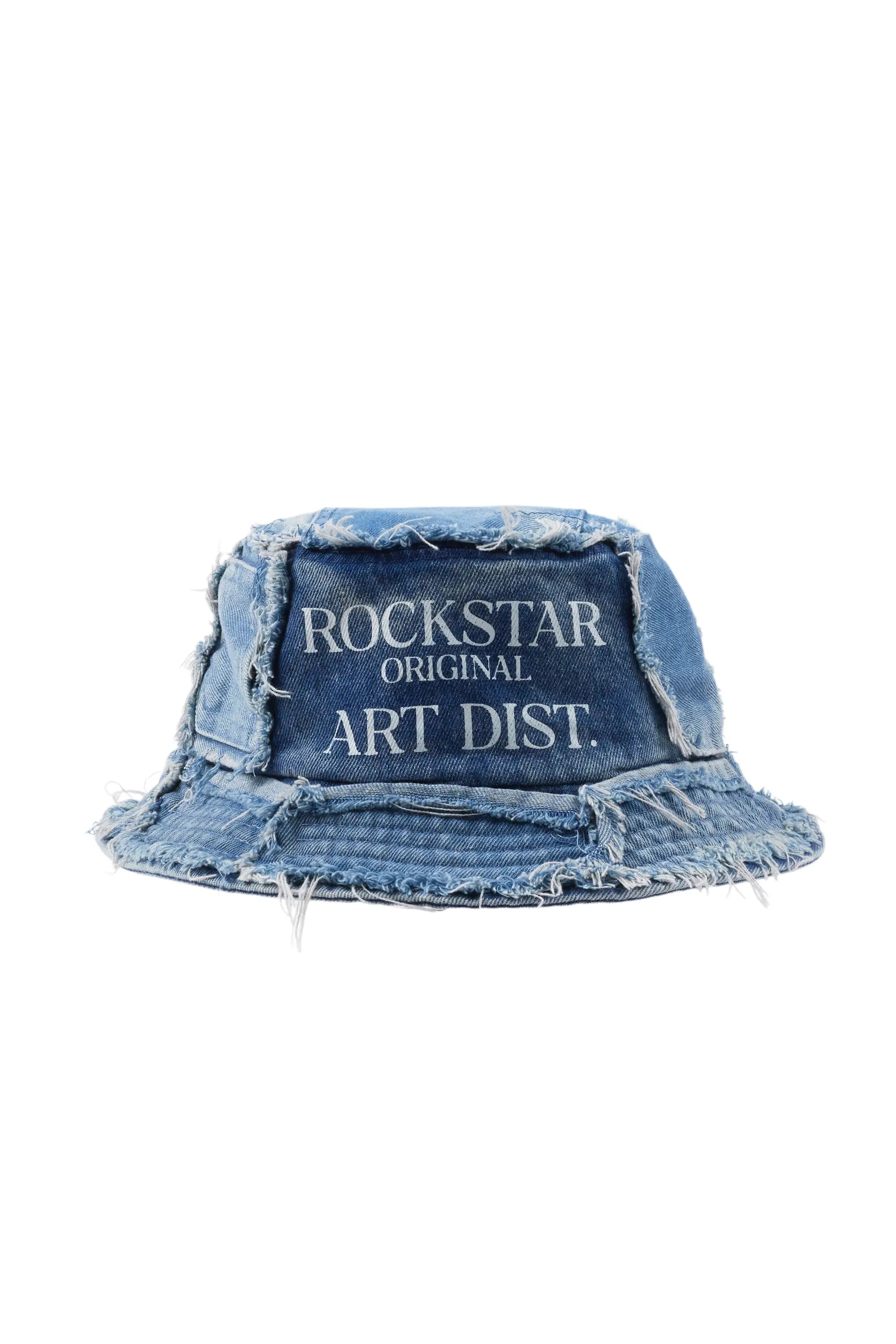 Teamber Blue Patchwork Bucket Hat