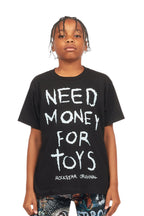 Boys M4Toys Black Graphic T-Shirt