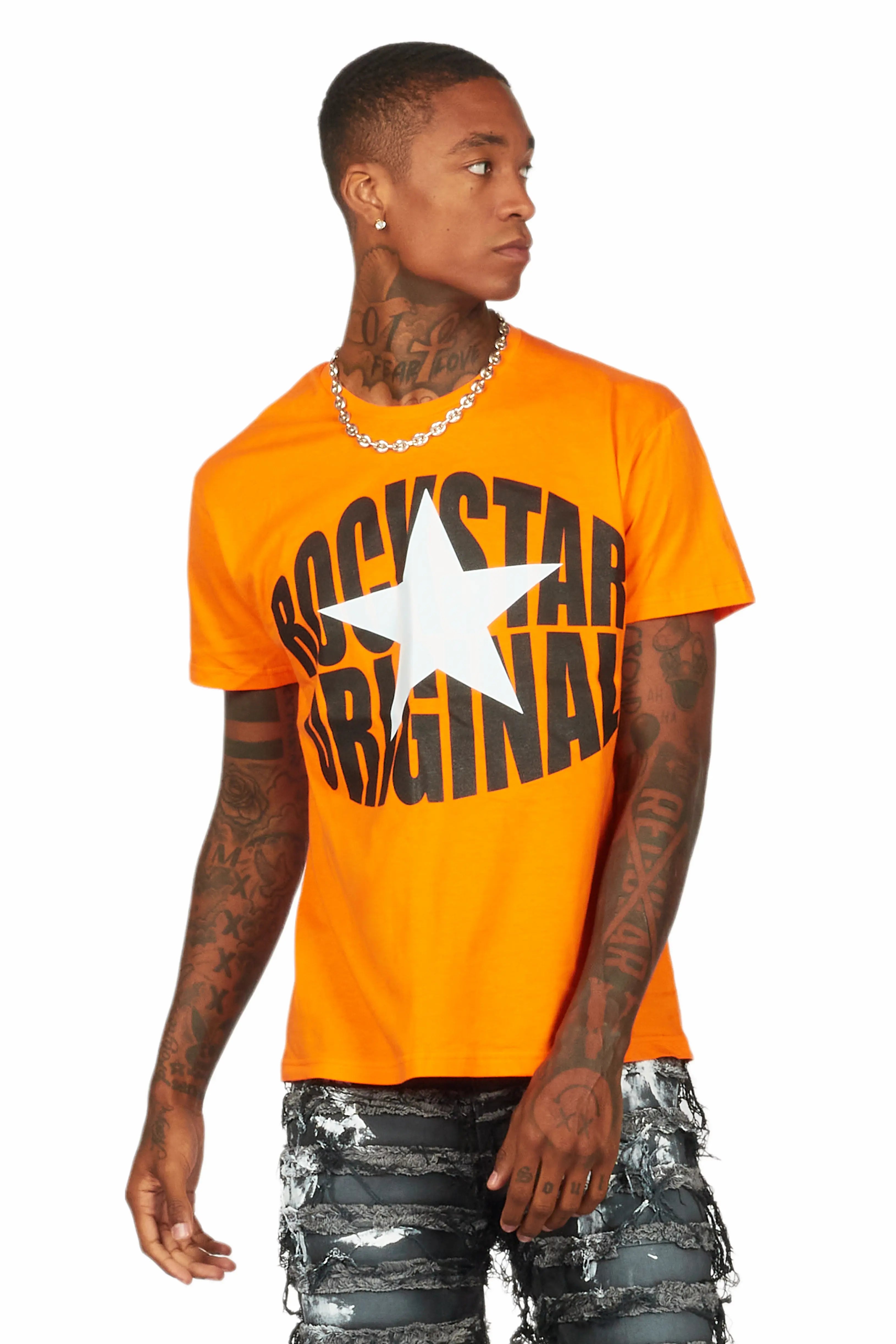 Ranger Orange/Black Graphic T-Shirt