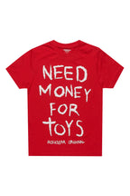 Boys M4Toys Red/White Graphic T-Shirt