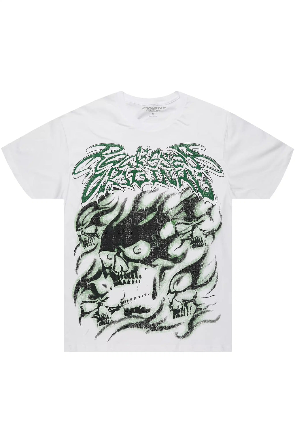 Schtupp White Oversized Graphic T-Shirt