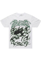 Schtupp White Oversized Graphic T-Shirt