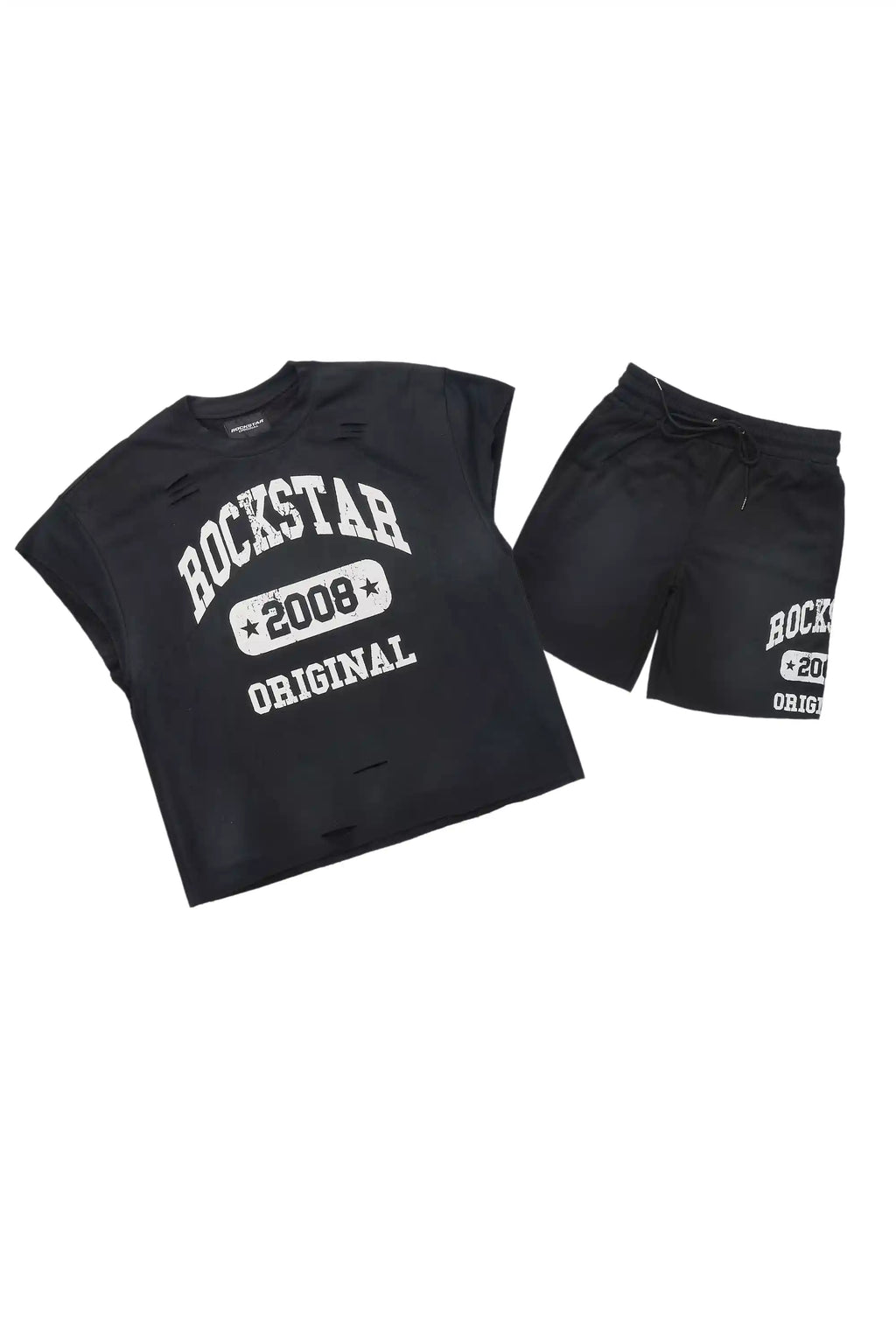 Uppercut Black T-Shirt/Short Set