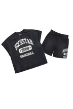 Uppercut Black T-Shirt/Short Set