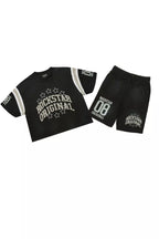 Boe Black T-Shirt/Short Set