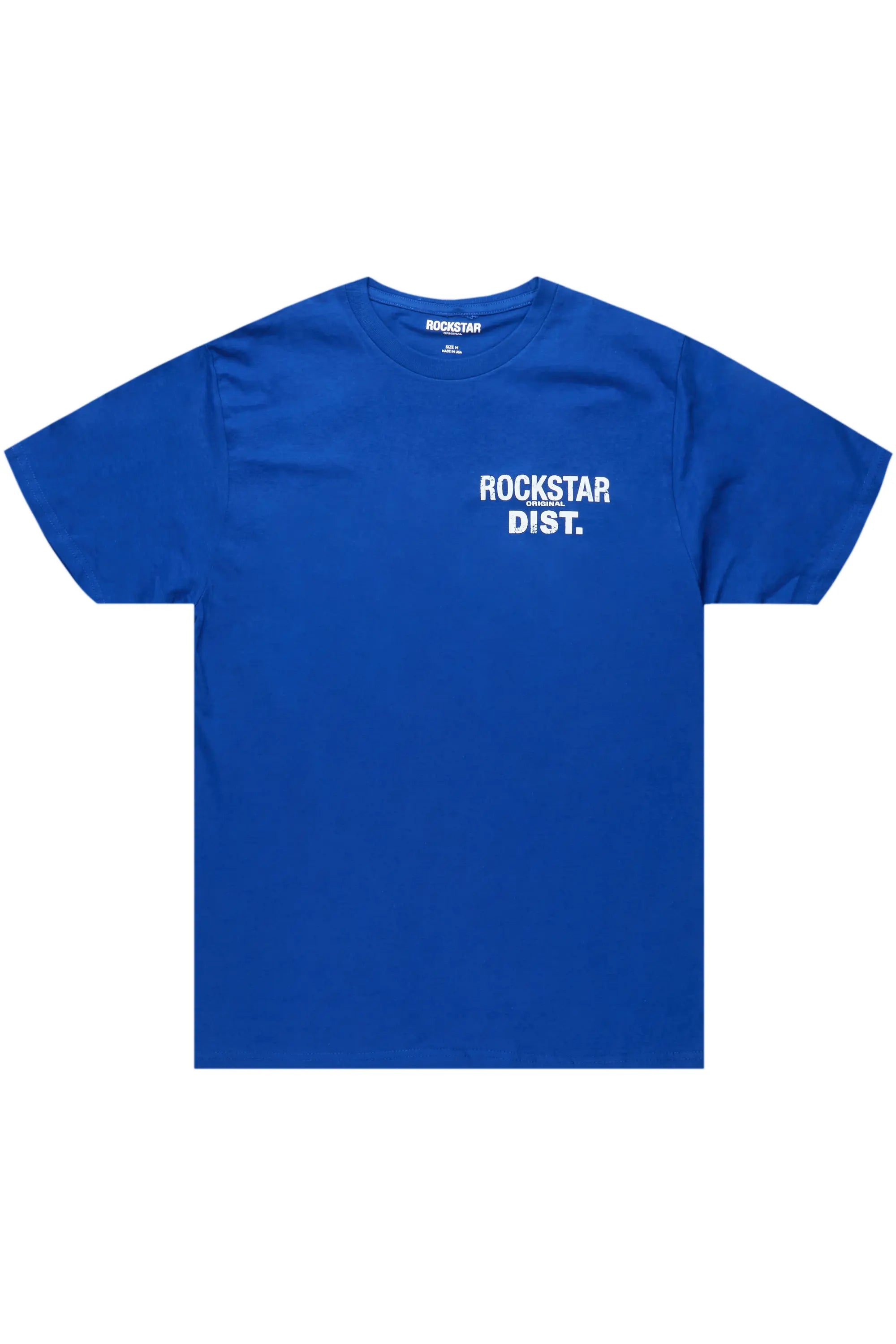 Lake Royal/White Graphic T-Shirt