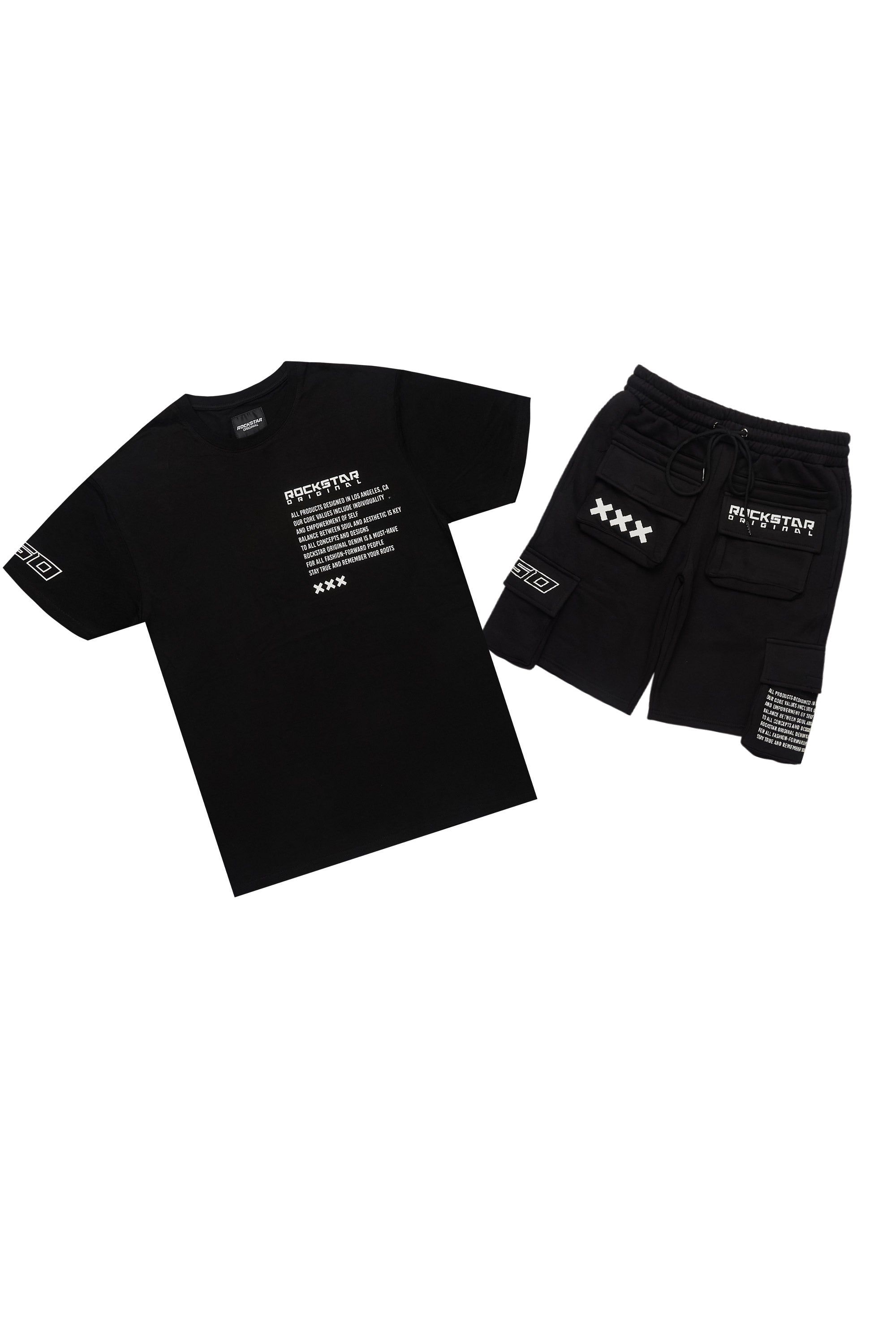 Jash Black Short Set