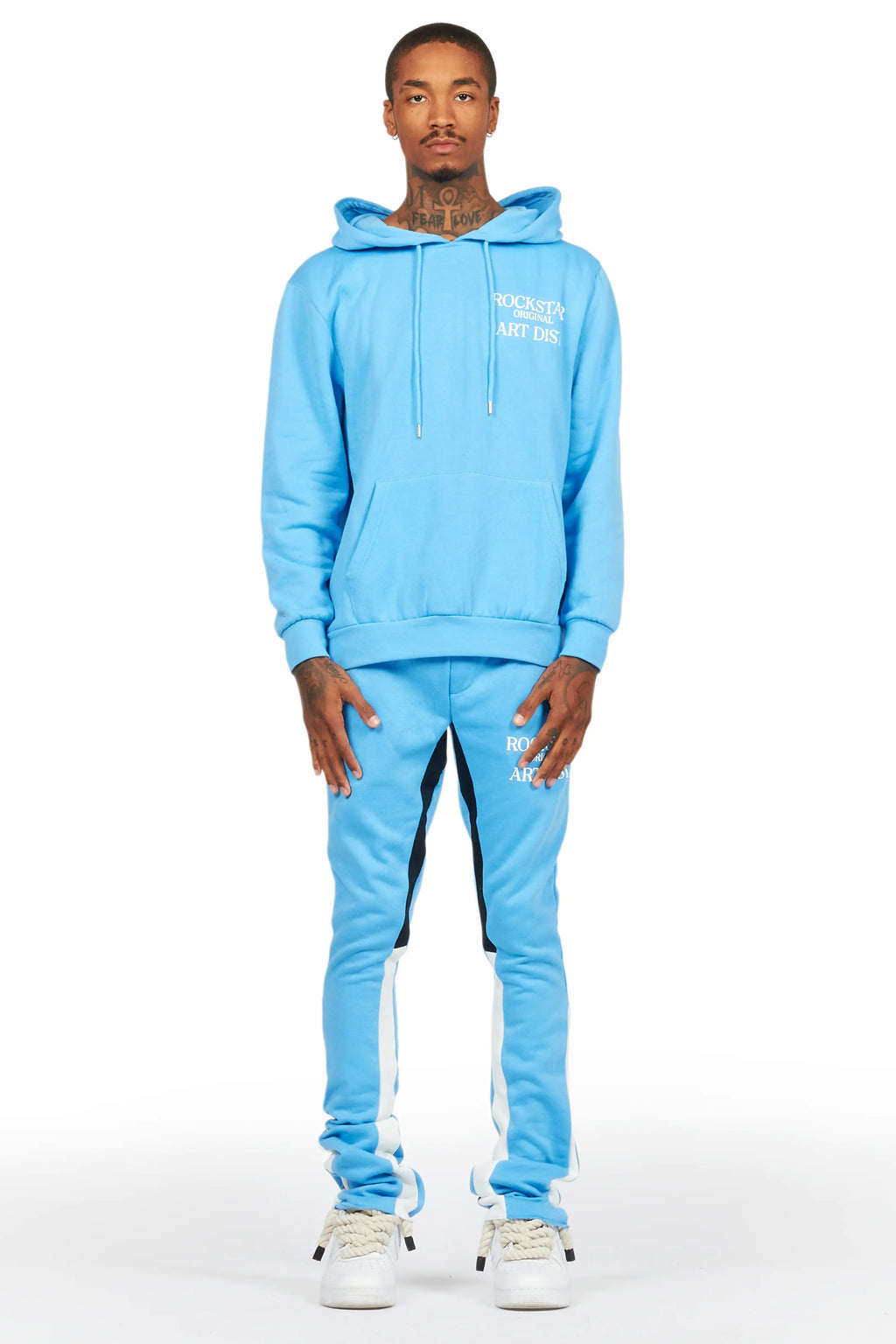 Briggs Blue Hoodie/Stacked Flare Track Set