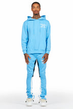 Briggs Blue Hoodie/Stacked Flare Track Set