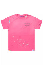 Palmer 2.0 Fuchsia Oversized Graphic T-Shirt