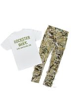 Lake White/Tree Camo T-Shirt & Shake Slim Jean Bundle