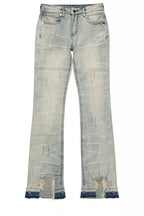 Boys Lakyn Light Wash Slim Stacked Flare Jean