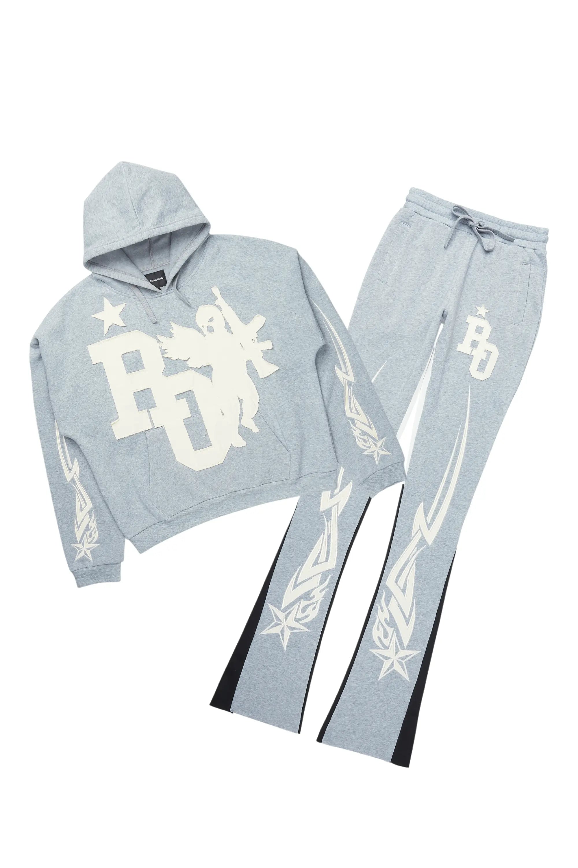 Danehsa Heather Grey Super Stacked Trackset