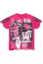 Kammile Fuchsia Oversized T-Shirt