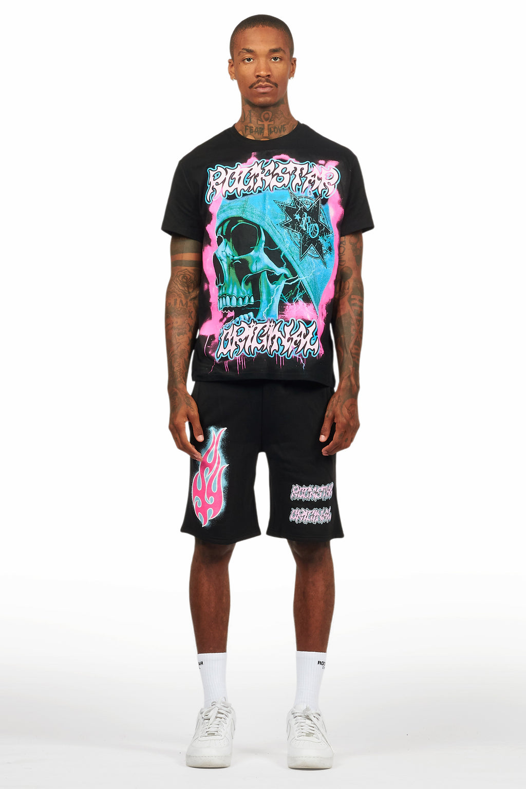 Amari Black Short Set