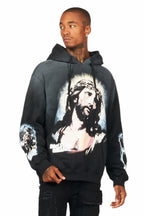 Dacre Black Graphic Hoodie