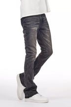 Machete Dark Grey Stacked Flare Jean
