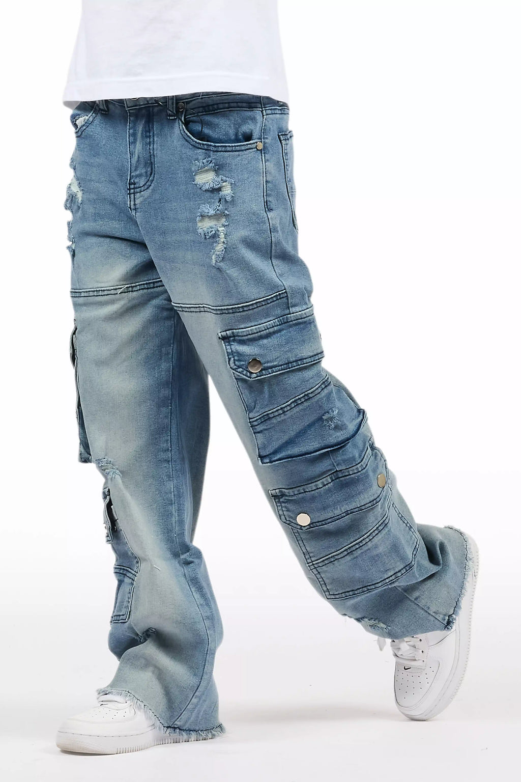 Boys Keylor Blue Baggy Fit Jean