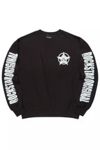 Keve Black/White Graphic Crewneck Sweatshirt