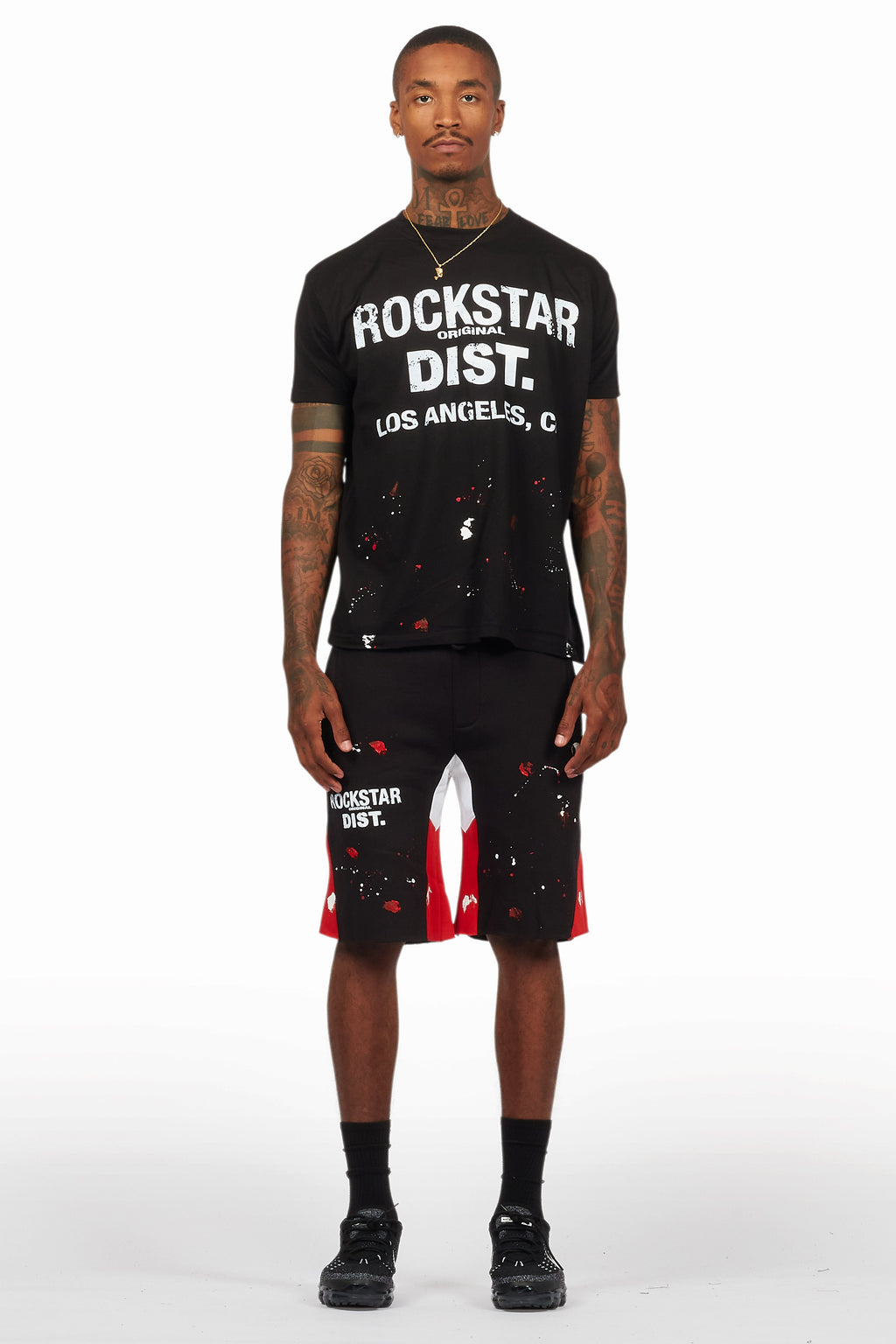 Scottie Black Painter T-Shirt/Short Set