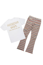 Lake White/Beige T-Shirt/Tapestry Jean Bundle