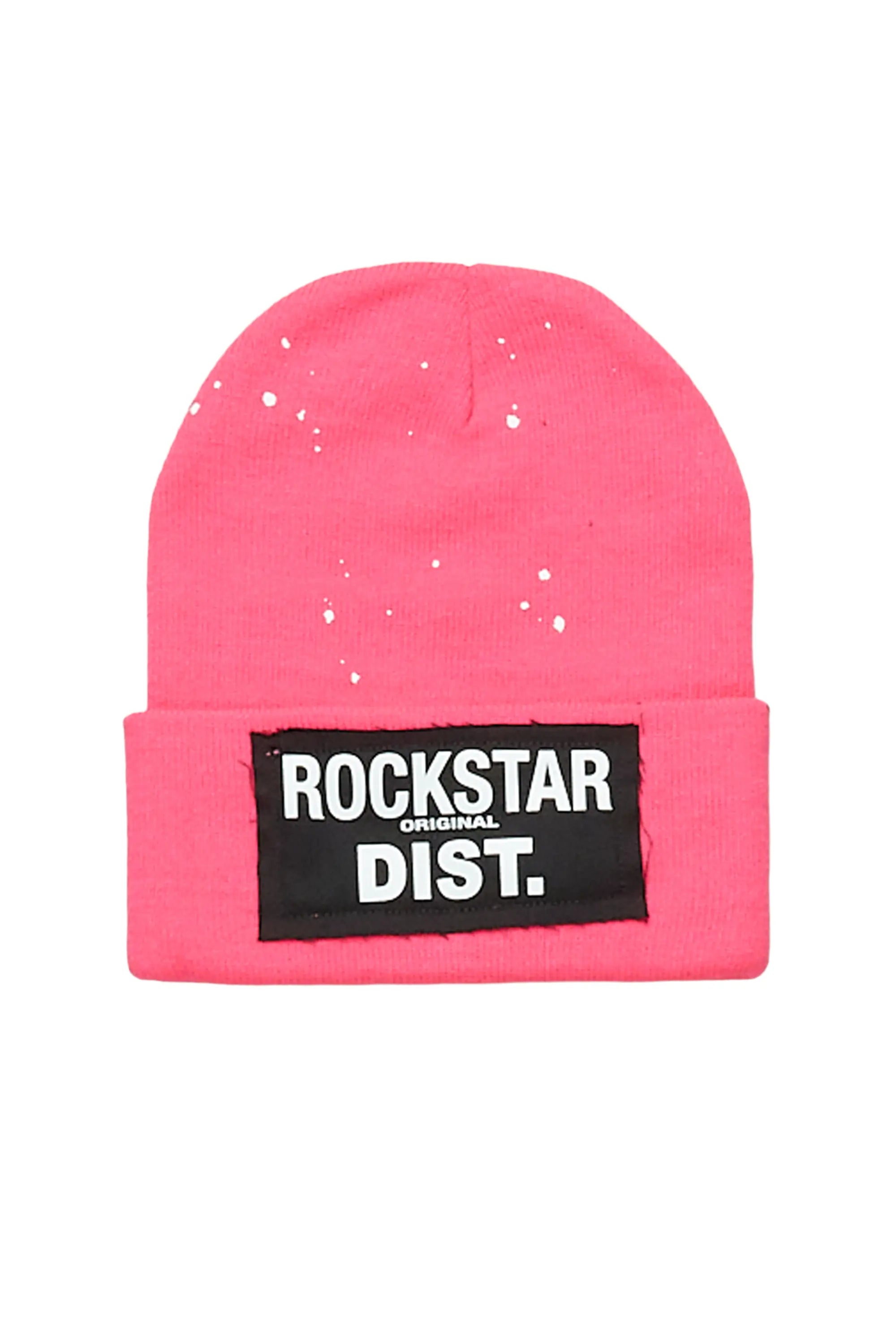 Tahjeiri Hot Pink Graphic Beanie