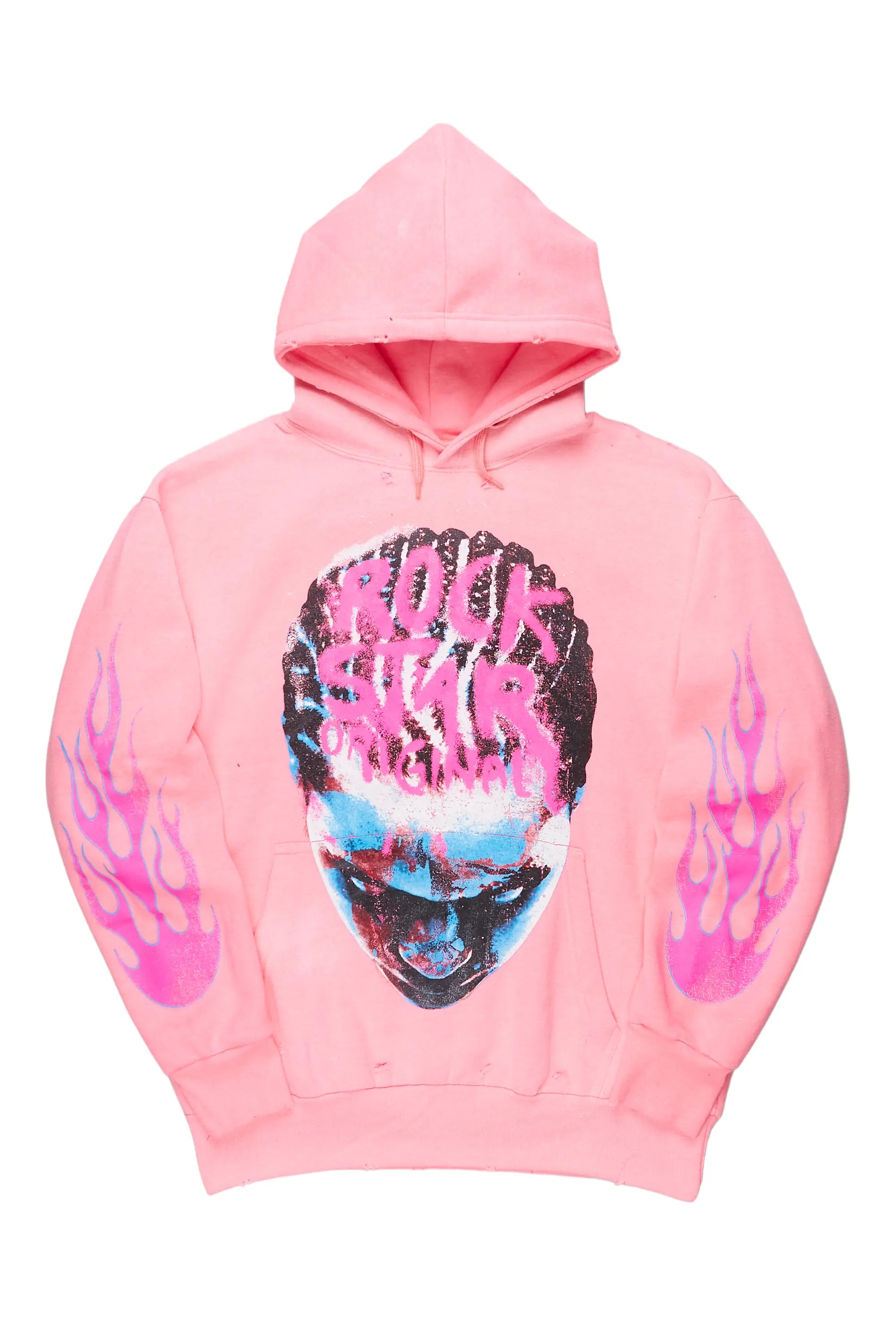 Rafe Pink Graphic Hoodie