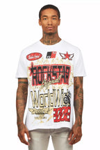 Deangelo White Graphic T-Shirt