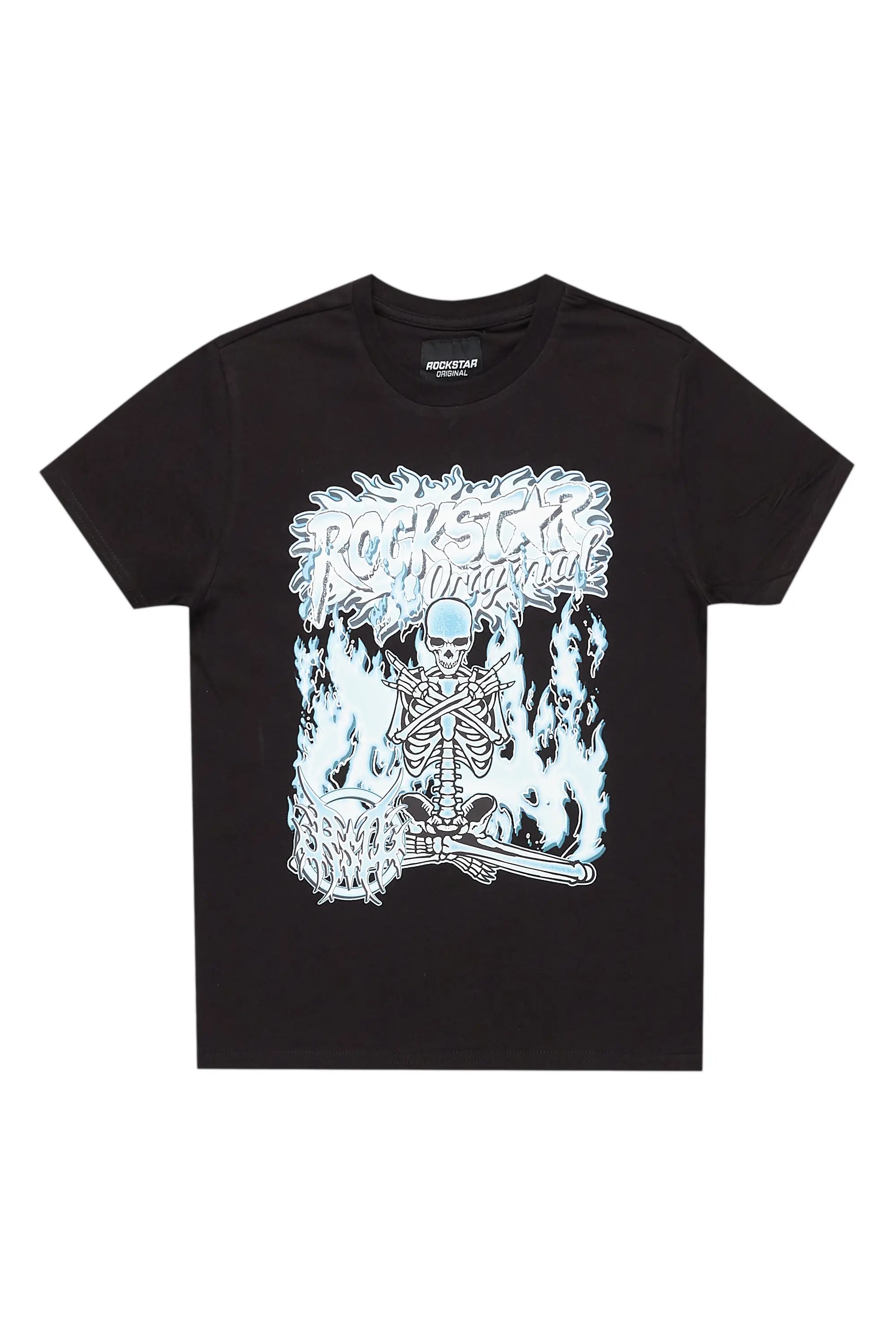 Boys Altair Black Graphic T-Shirt