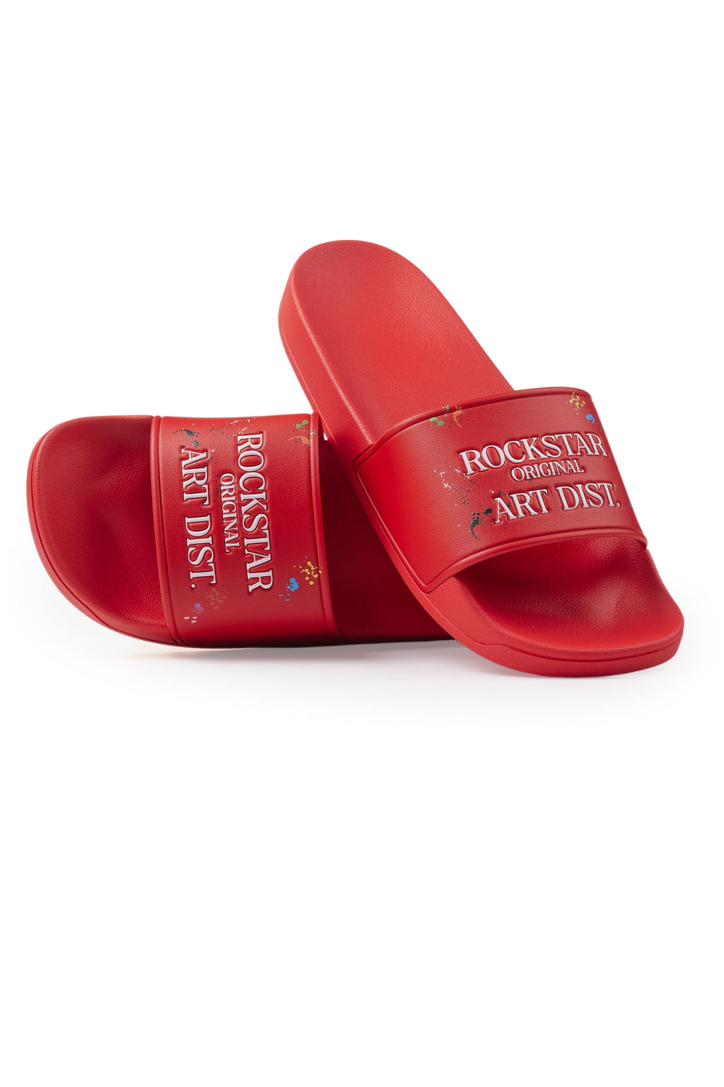 Art Dist Red Graphic Slides