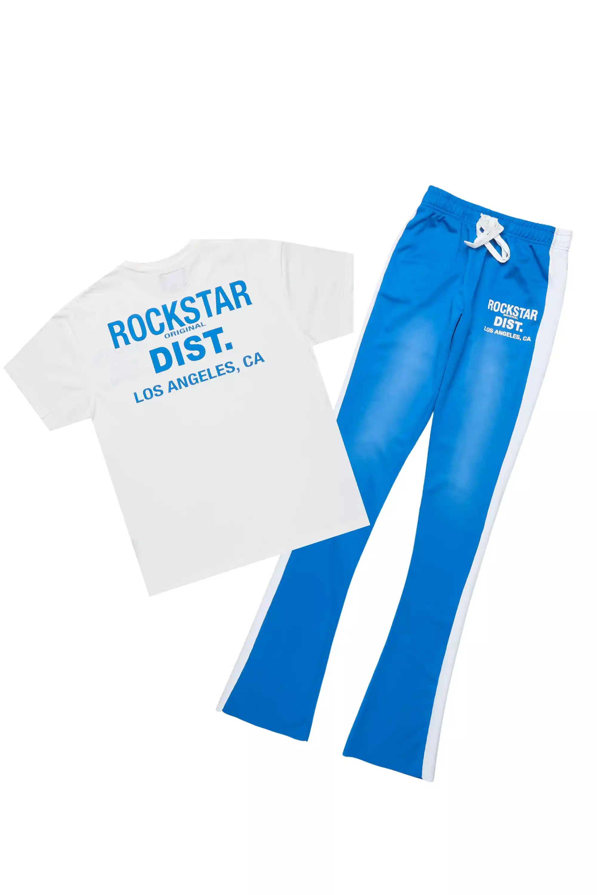 Atlanty 2.0 White/Royal Blue T-Shirt Trackset