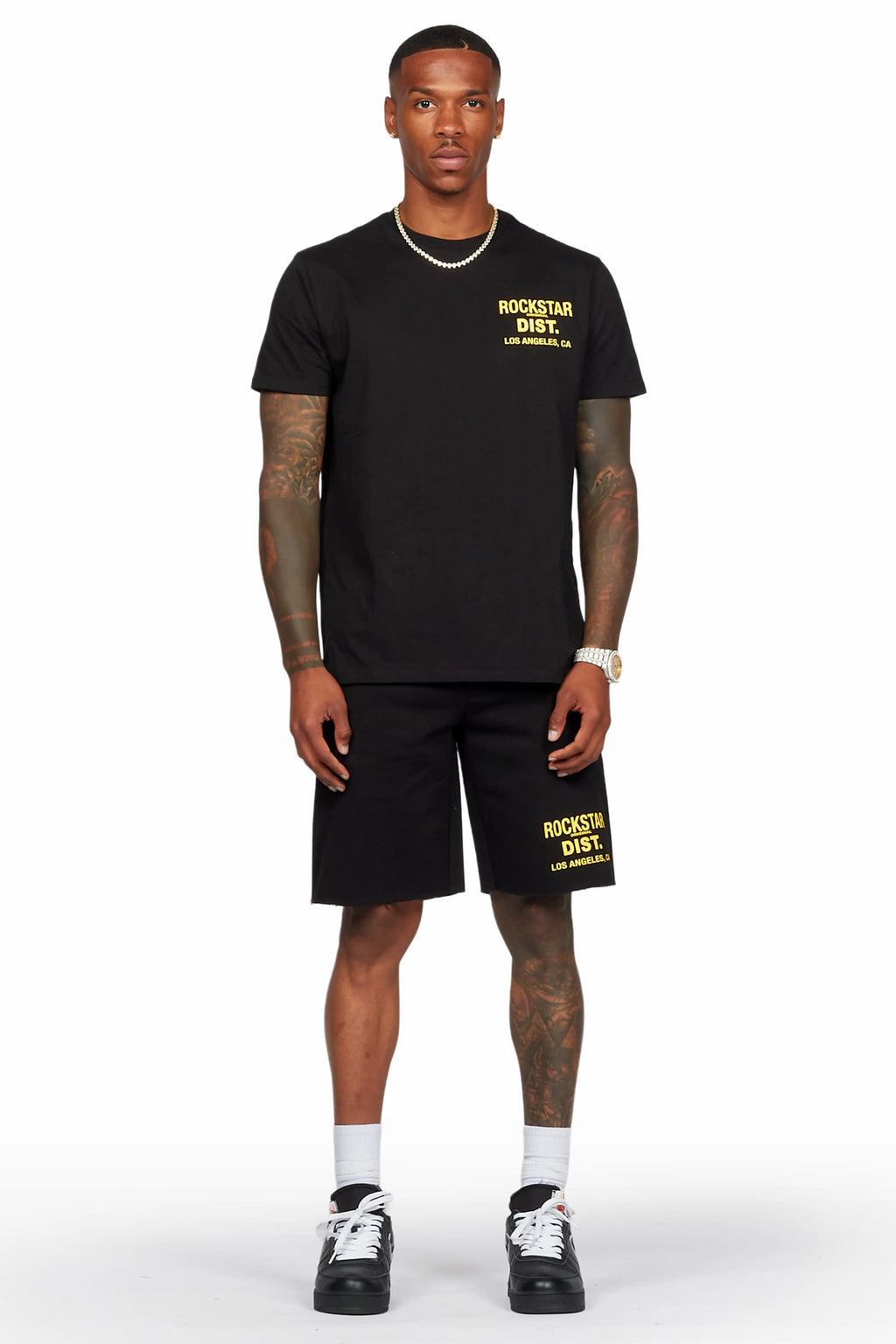 Lake Black T-Shirt/Short Set