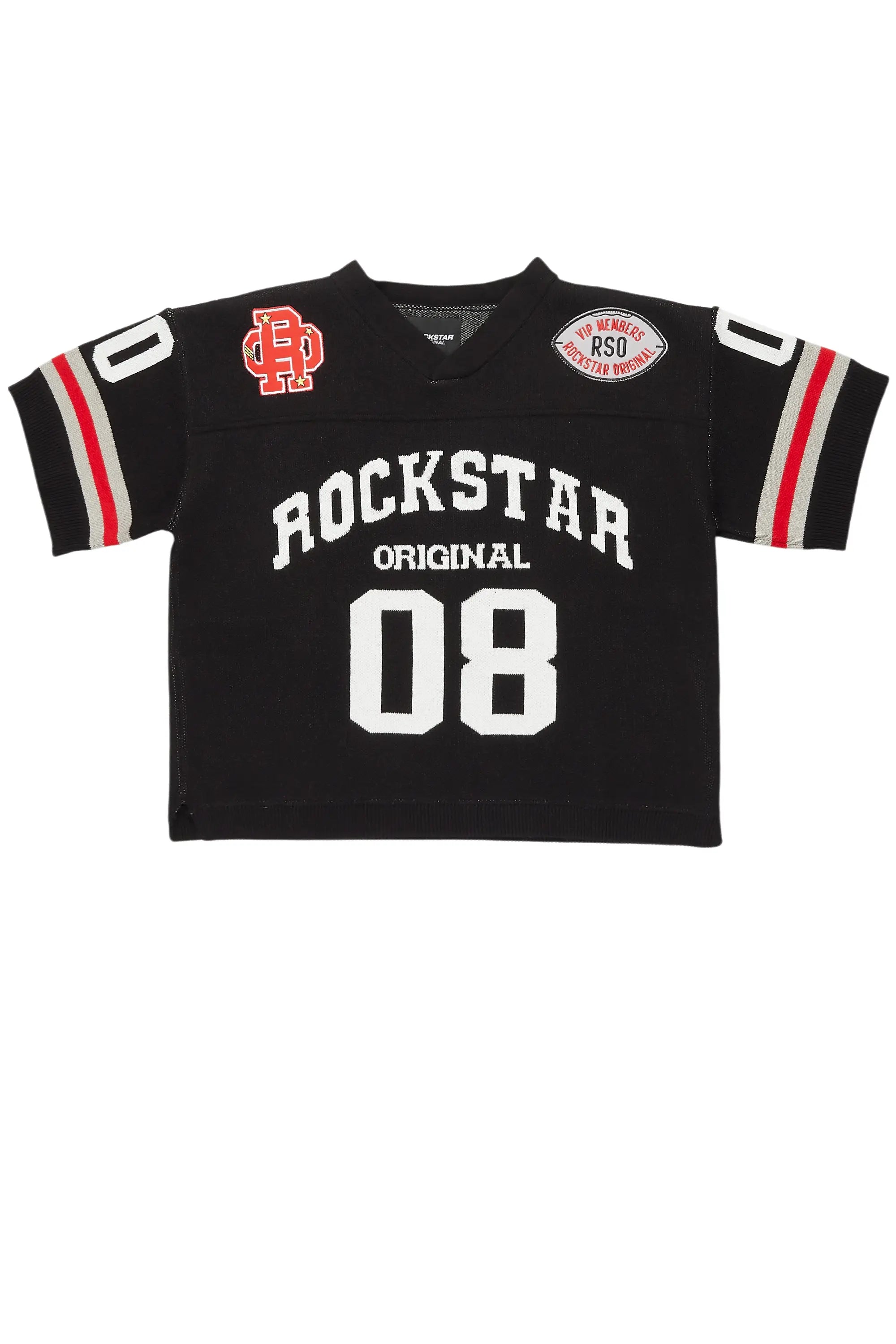 Boys Nuno Black Knit Jersey