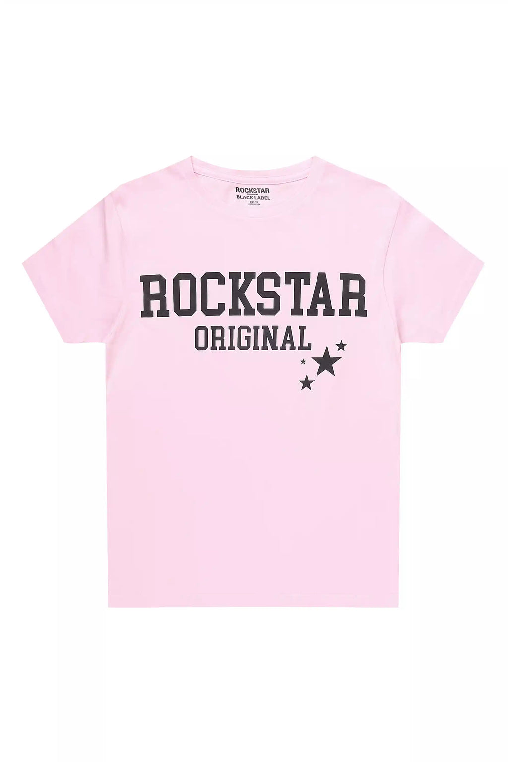 Boys Pluton Pink/Black Graphic T-Shirt