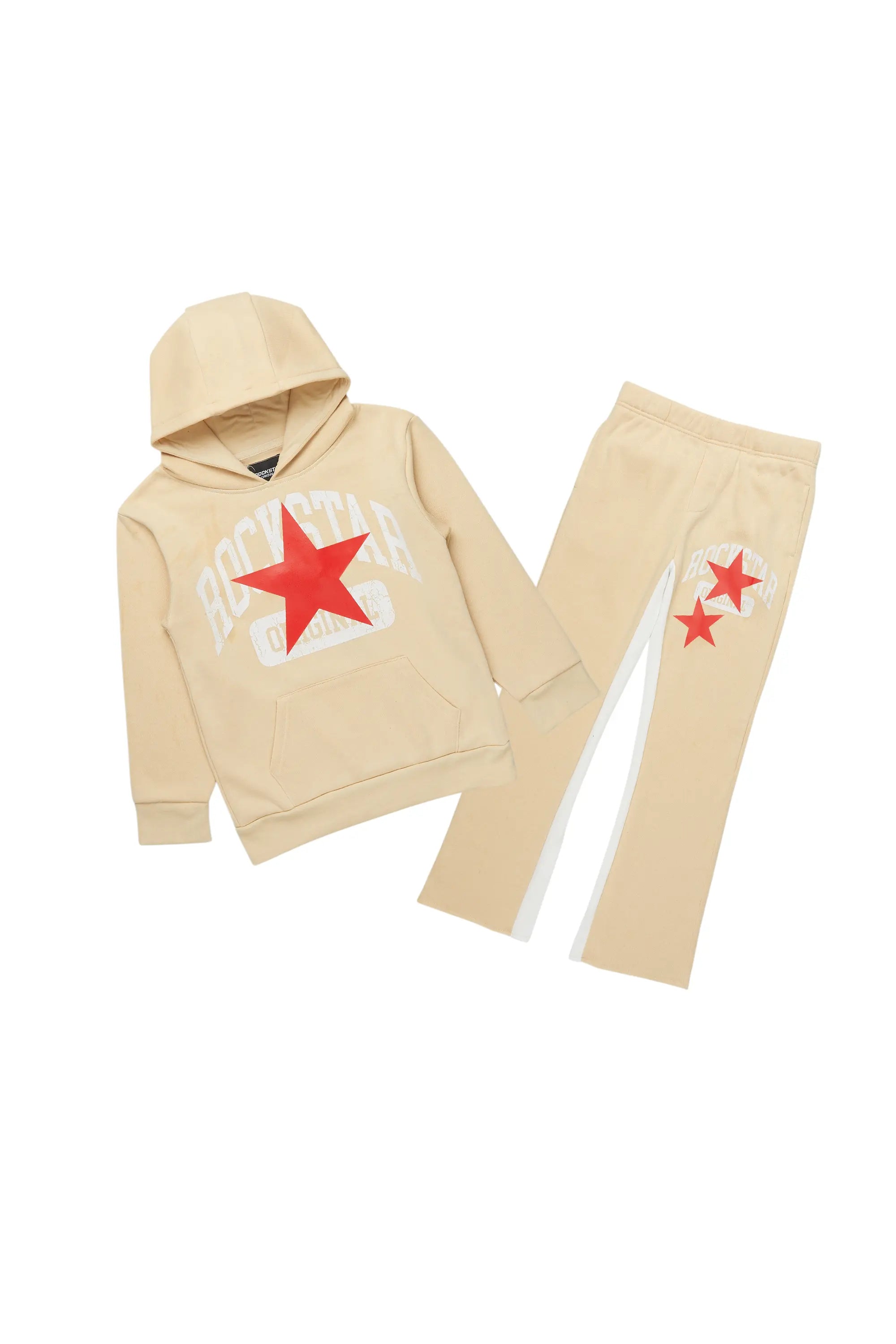 Girls Khaly Beige Track Set