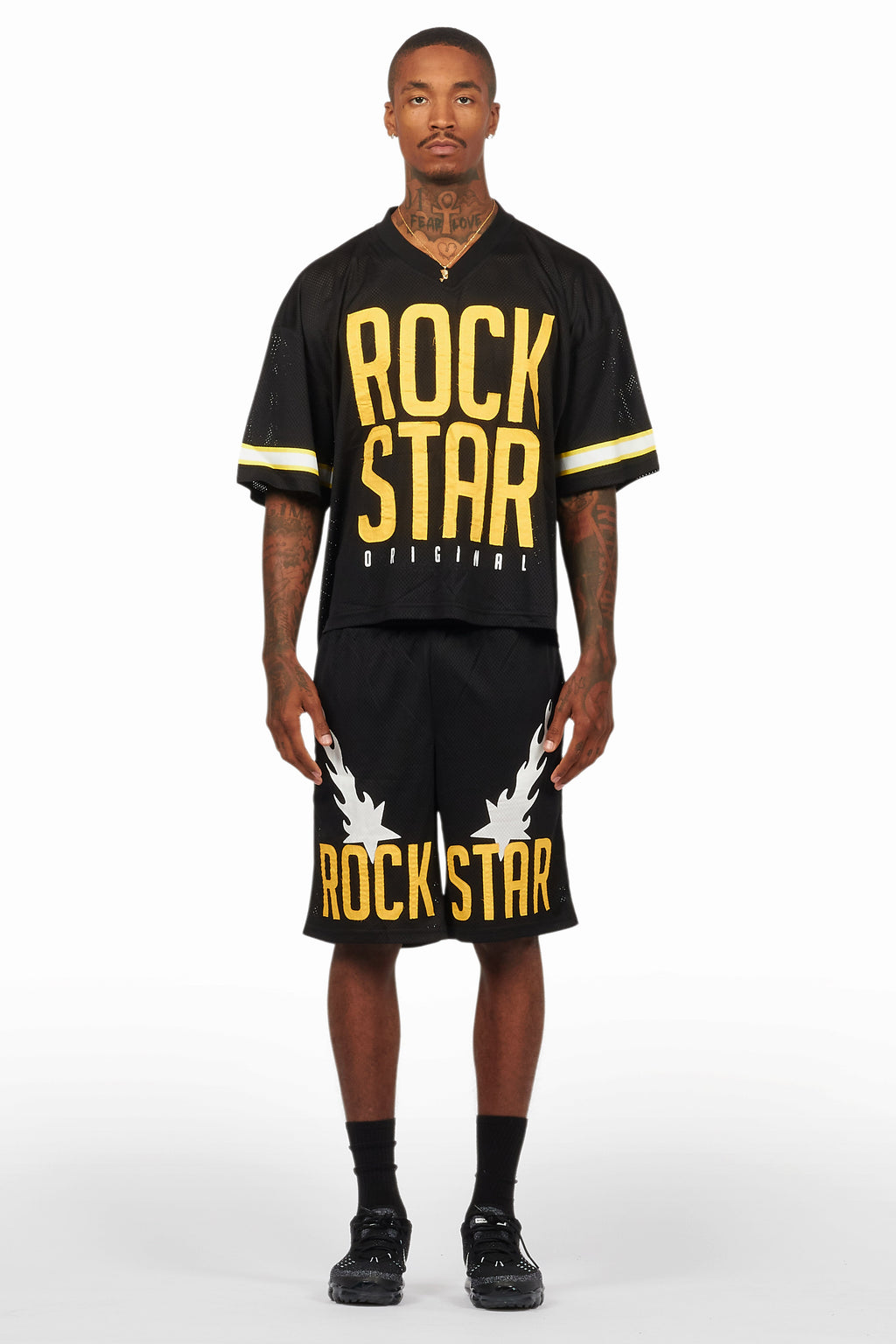 Climi Black T-Shirt/Short Set