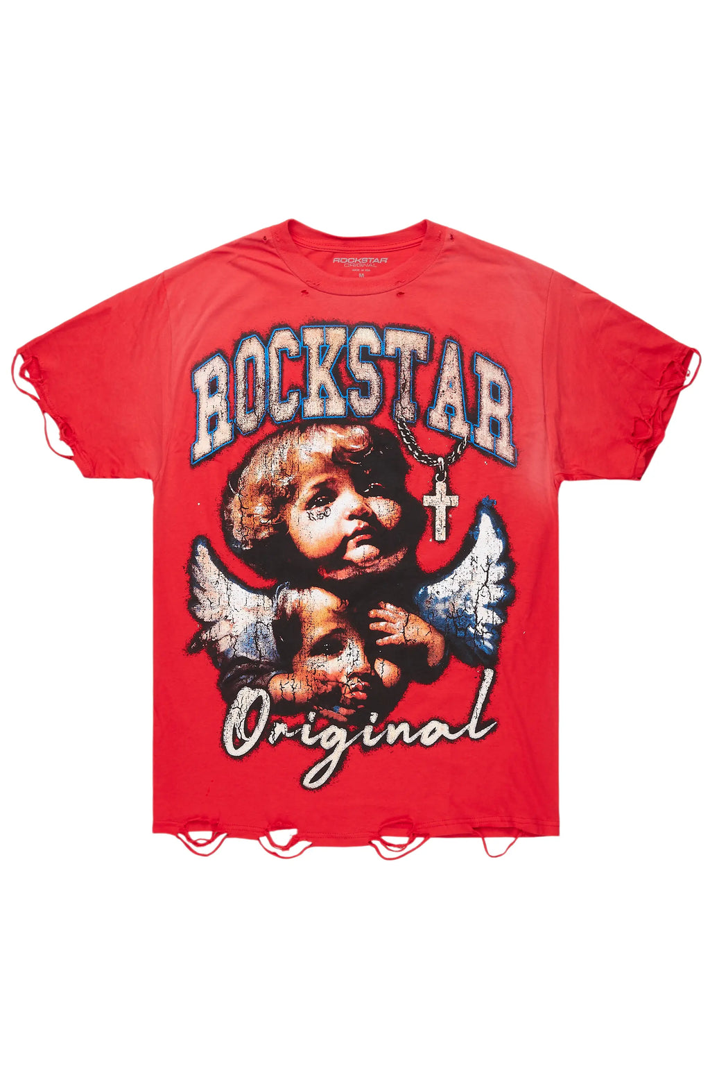 Deiter Red Oversized Graphic T-Shirt