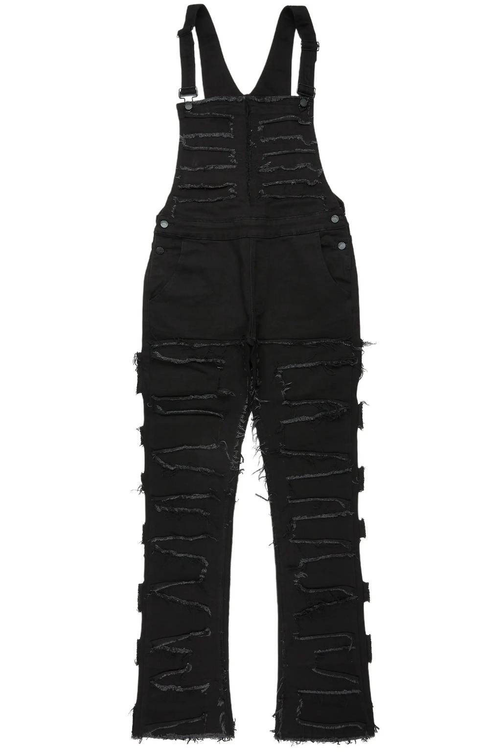 Alfie Black Denim Overall