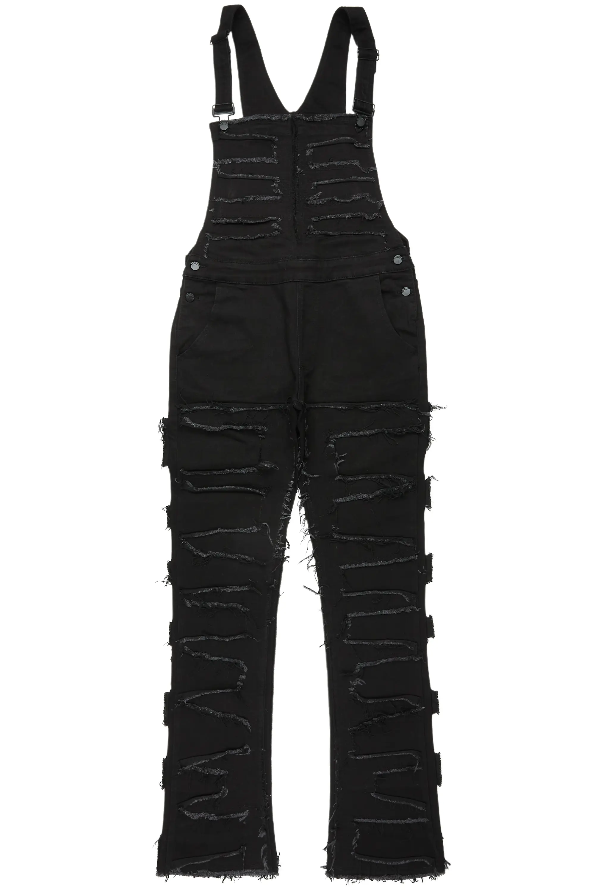 Alfie Black Denim Overall