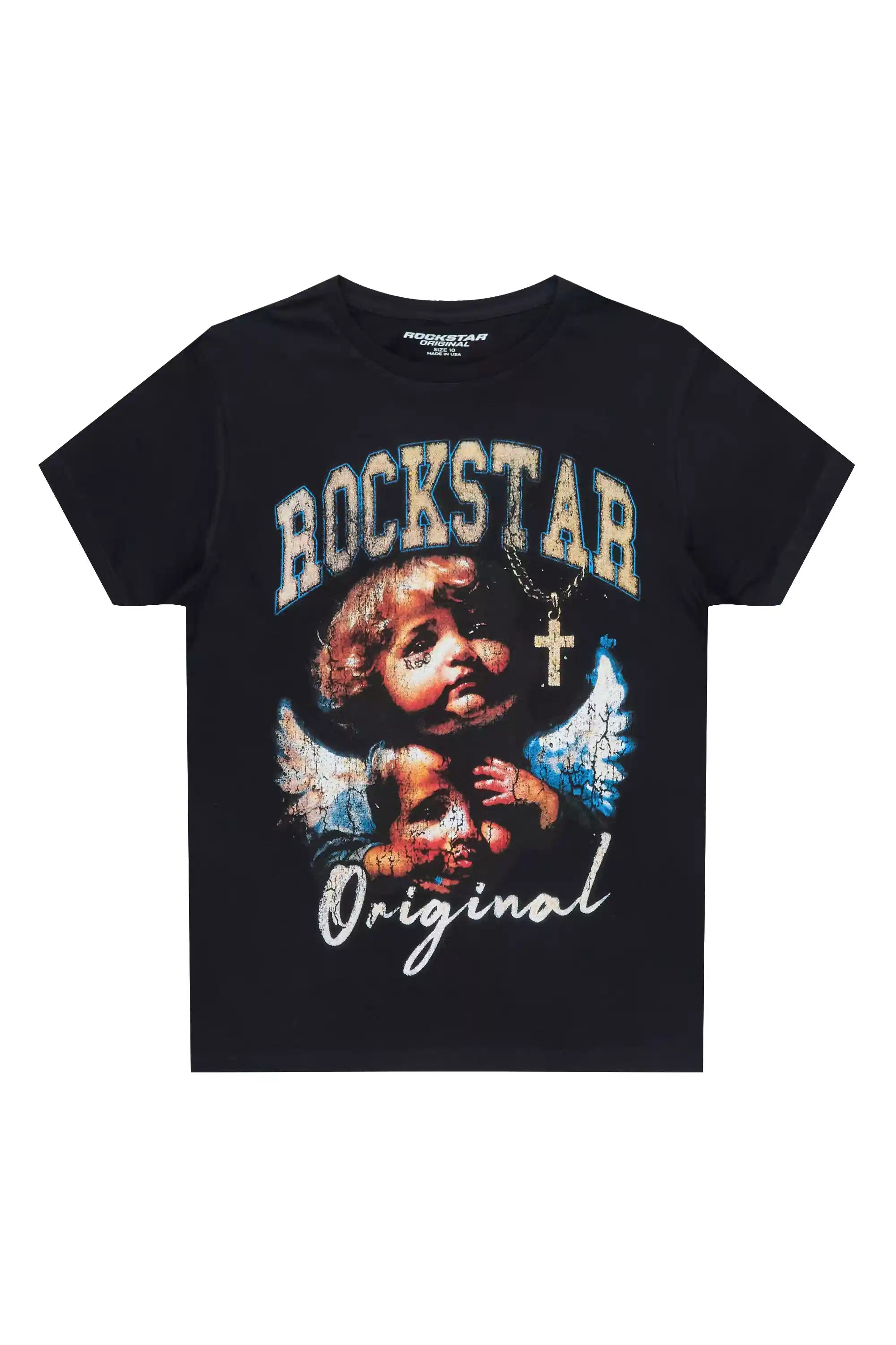 Boys Deiter Black Graphic T-Shirt