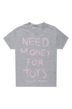Girls M4 Toys Grey/Light Pink Graphic T-Shirt