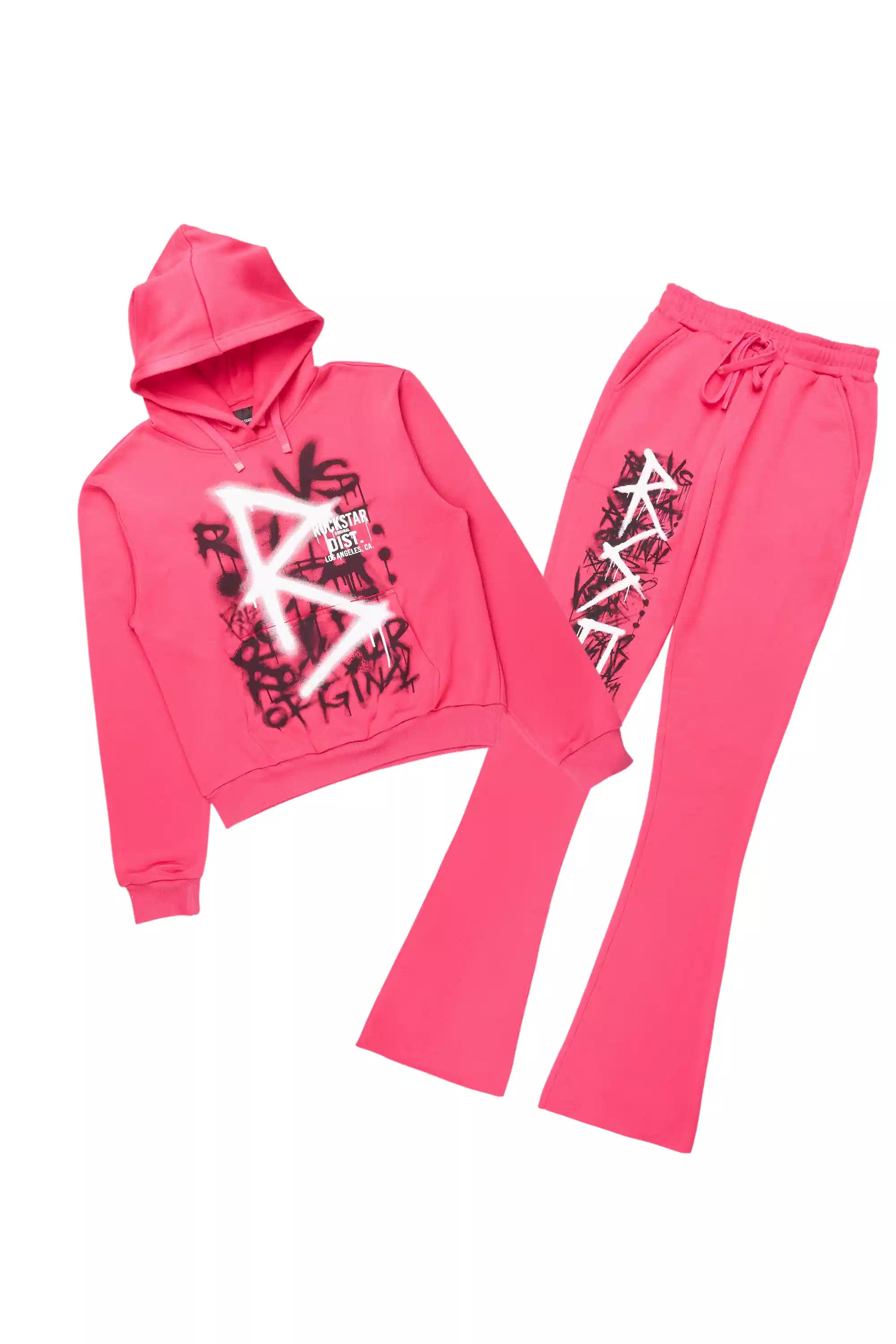 Tanesha Hot Pink Super Stacked Trackset