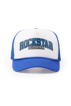 Kaniria White/Royal Blue Trucker Hat