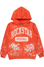 Balta Orange Graphic Painter Hoodie