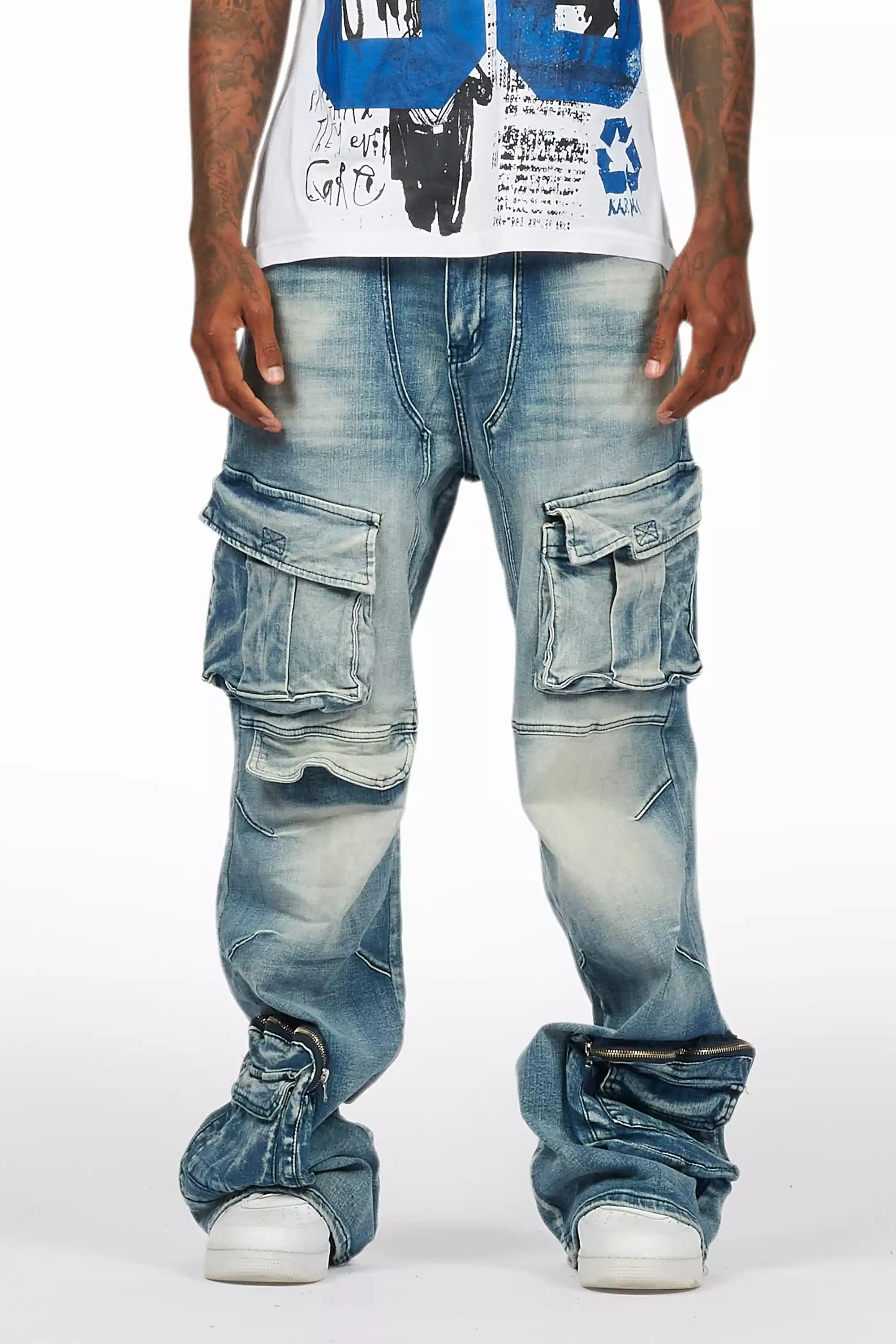 Velo Blue Baggy Fit Jean