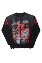 Grill Black Graphic Crewneck