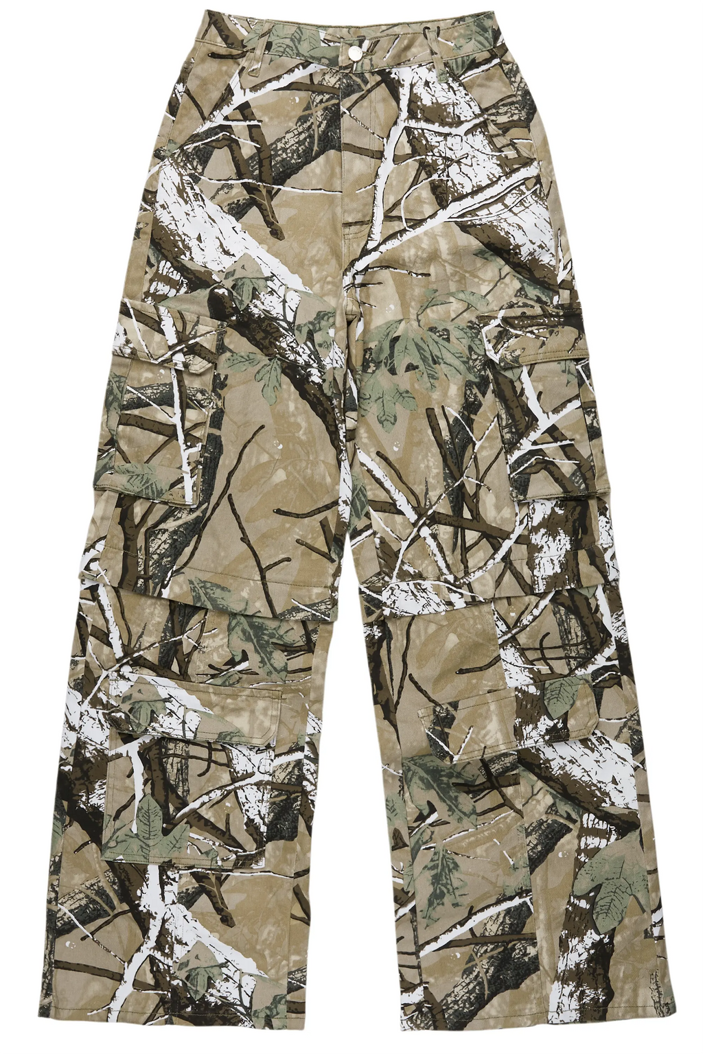 Precious Tree Camo Baggy Stacked Jean