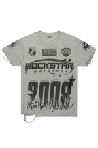 Amos Heather Grey Graphic T-Shirt
