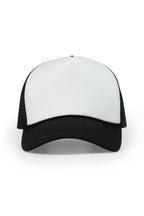 Womens Black/White Basic Trucker Hat